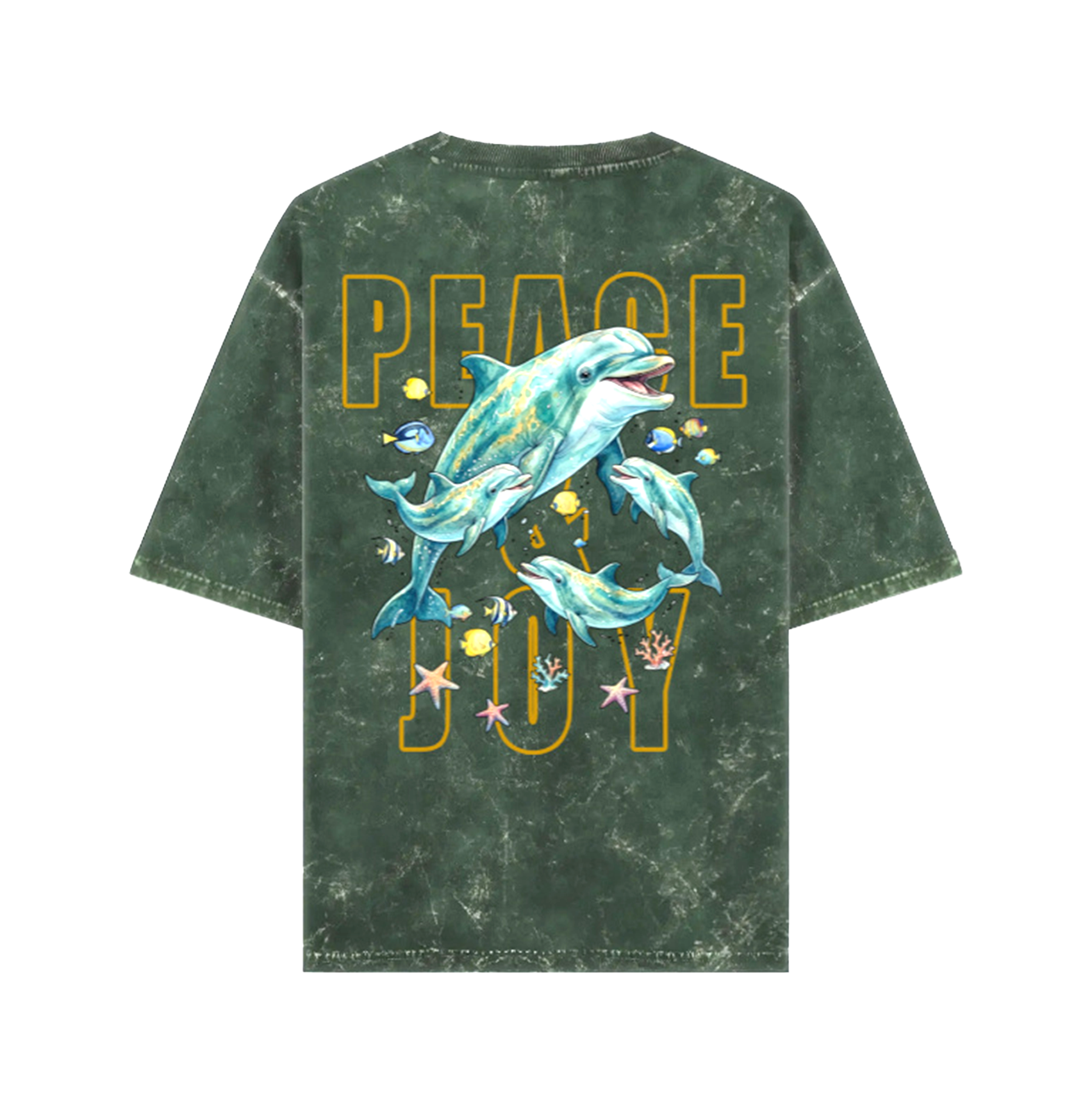 Unisex Acid Washed Oversized Tee -5 colors, 6 colors