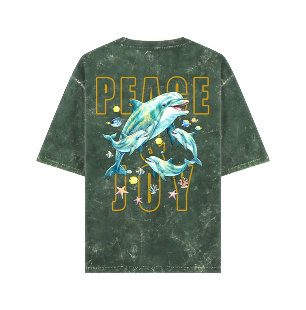 Unisex Acid Washed Oversized Tee -5 colors, 6 colors