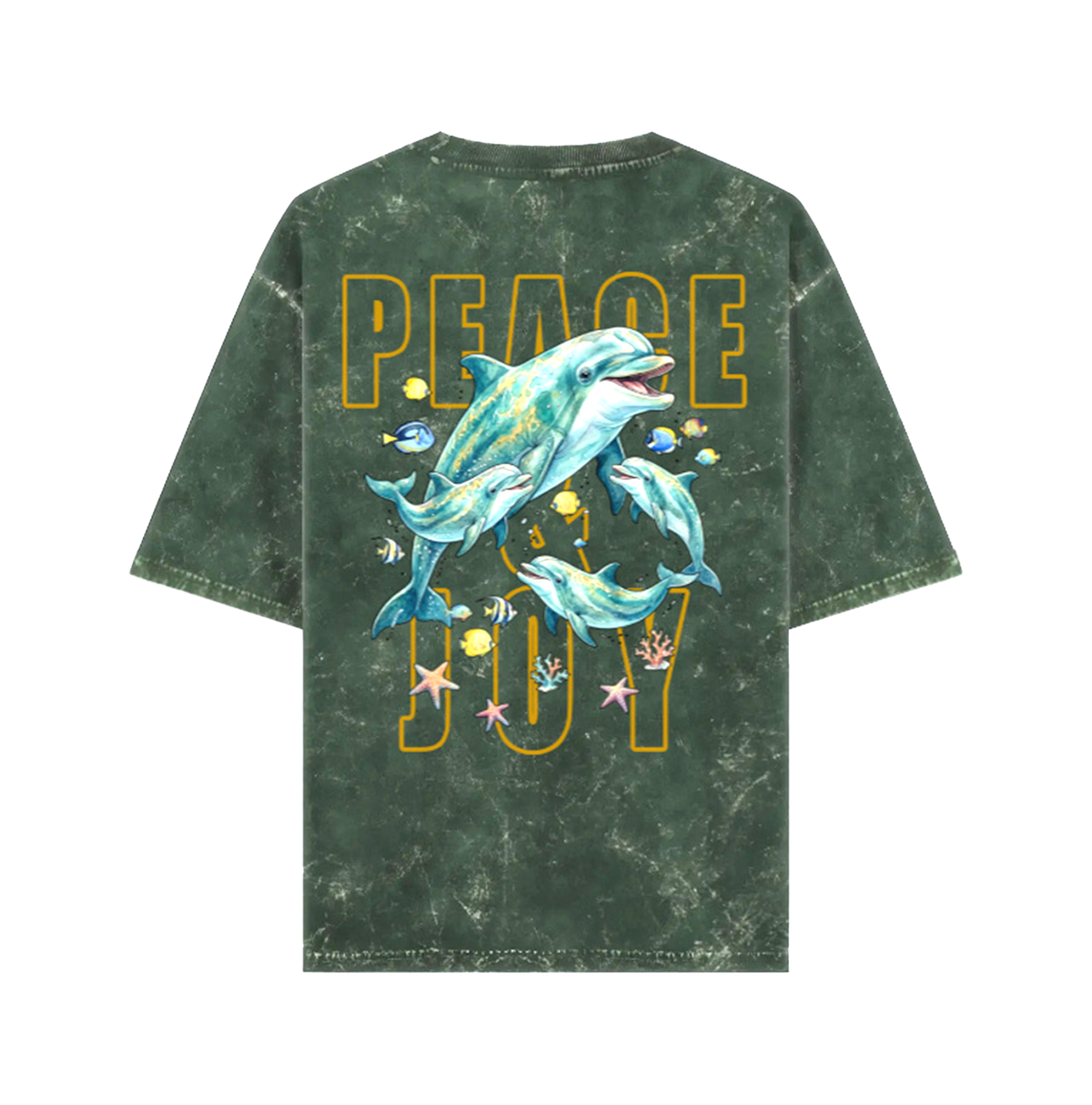 Unisex Acid Washed Oversized Tee -5 colors, 6 colors