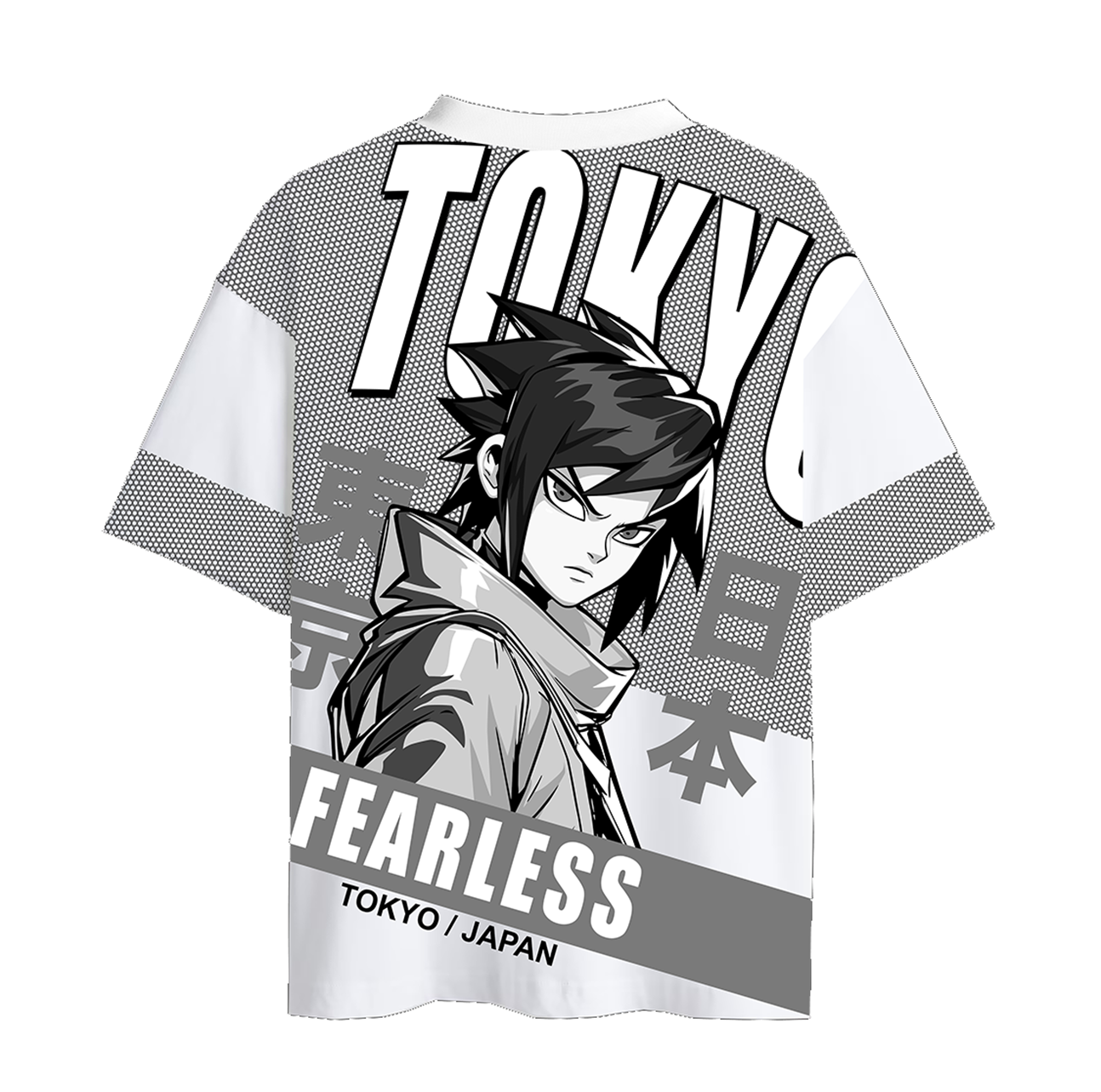 Unisex Anime Oversized Tee