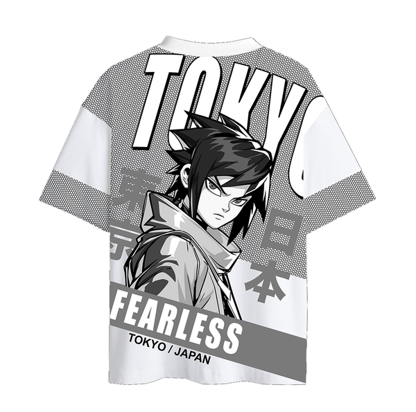 Unisex Anime Oversized Tee - Image 2