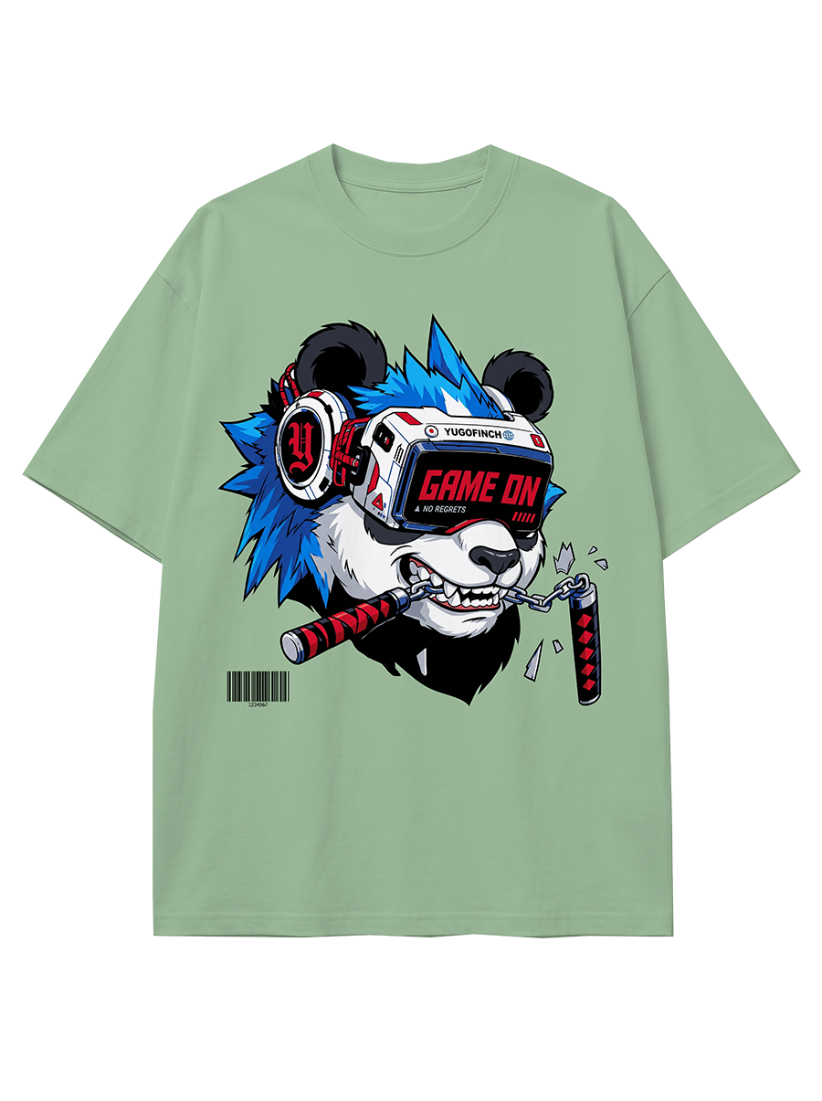 Unisex Panda Classic Crew T-Shirt Yugofinch
