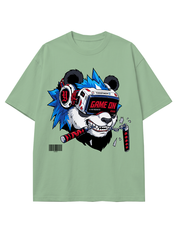 Unisex Panda Classic Crew T-Shirt - Image 3