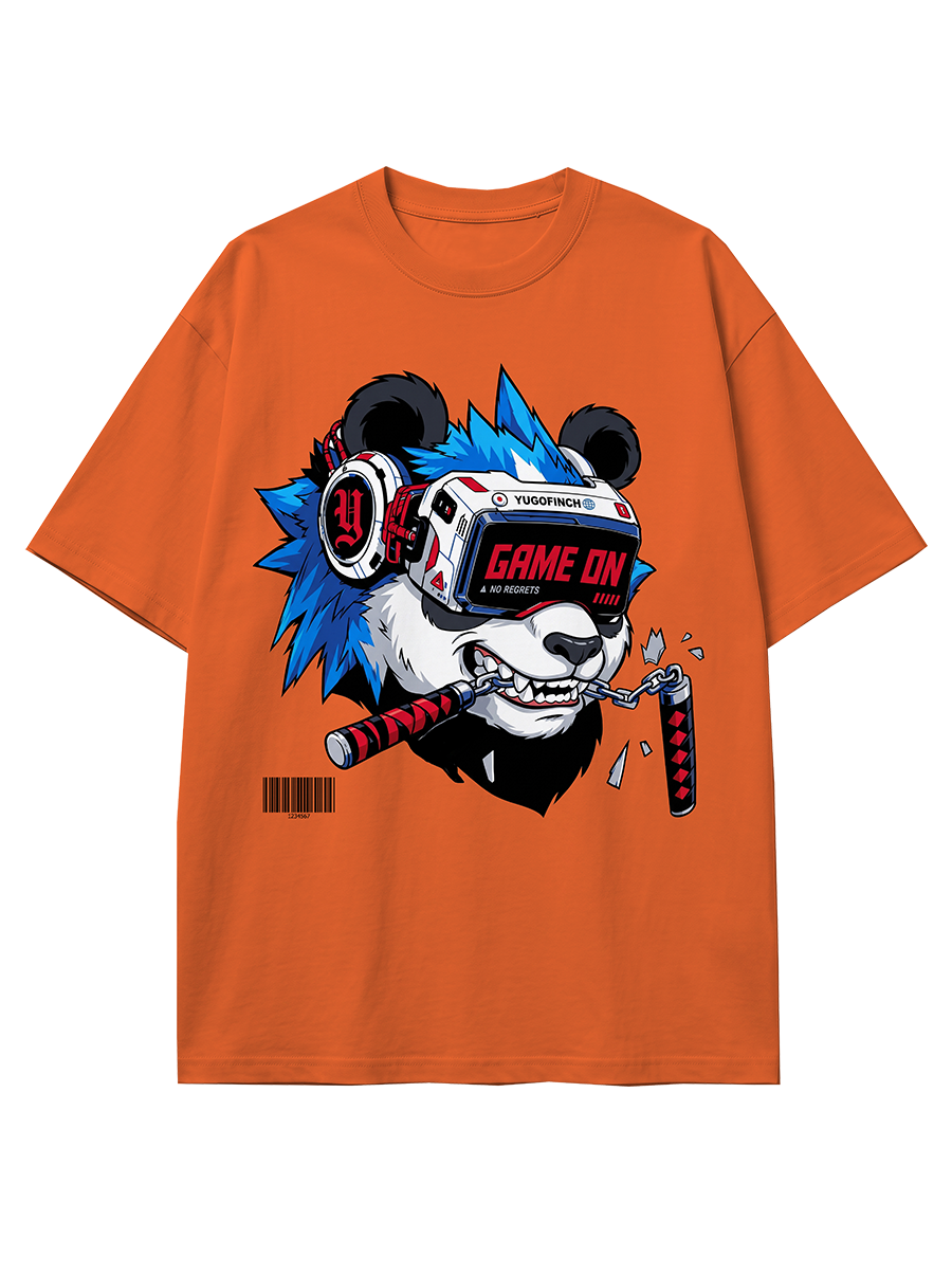 Unisex Panda Classic Crew T-Shirt Yugofinch