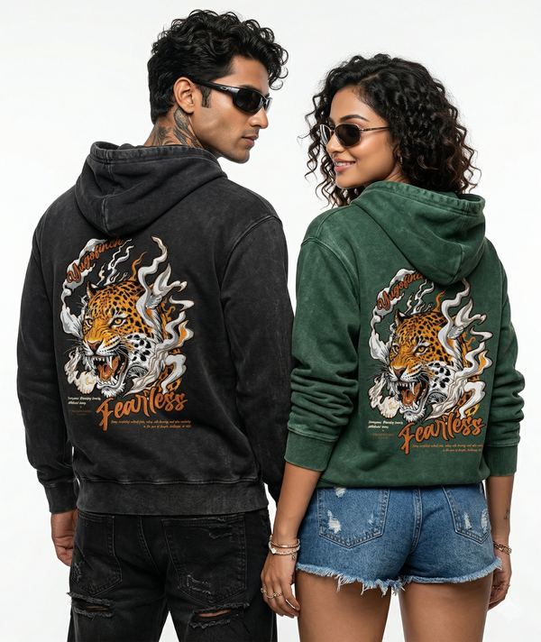Unisex Acid Washed KING Hoodie - 3 COLORS - 5 SIZES - Image 3