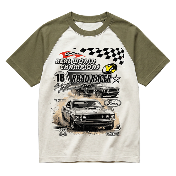 Unisex RACING Oversized Raglan - Image 3