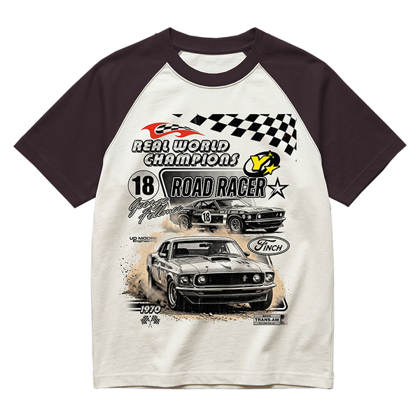 Unisex RACING Oversized Raglan - Image 4