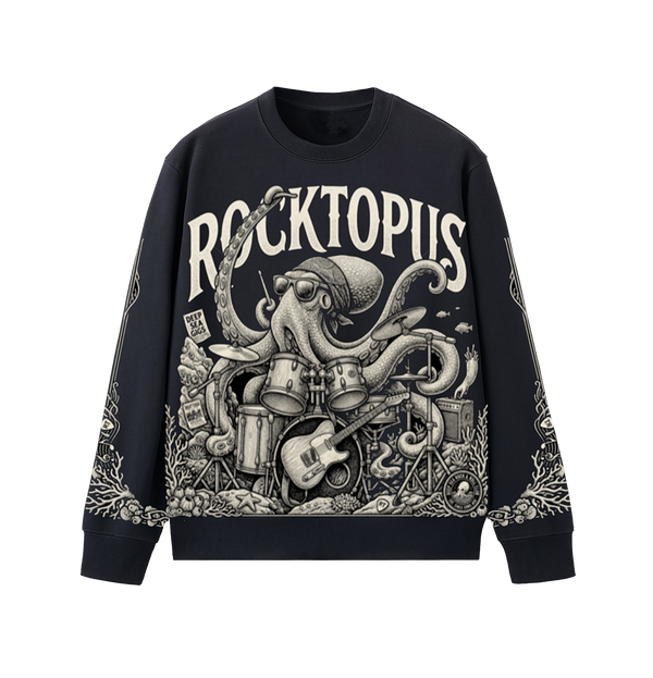 Unisex AOP Kids Roctopus Sweatshirt - Image 3
