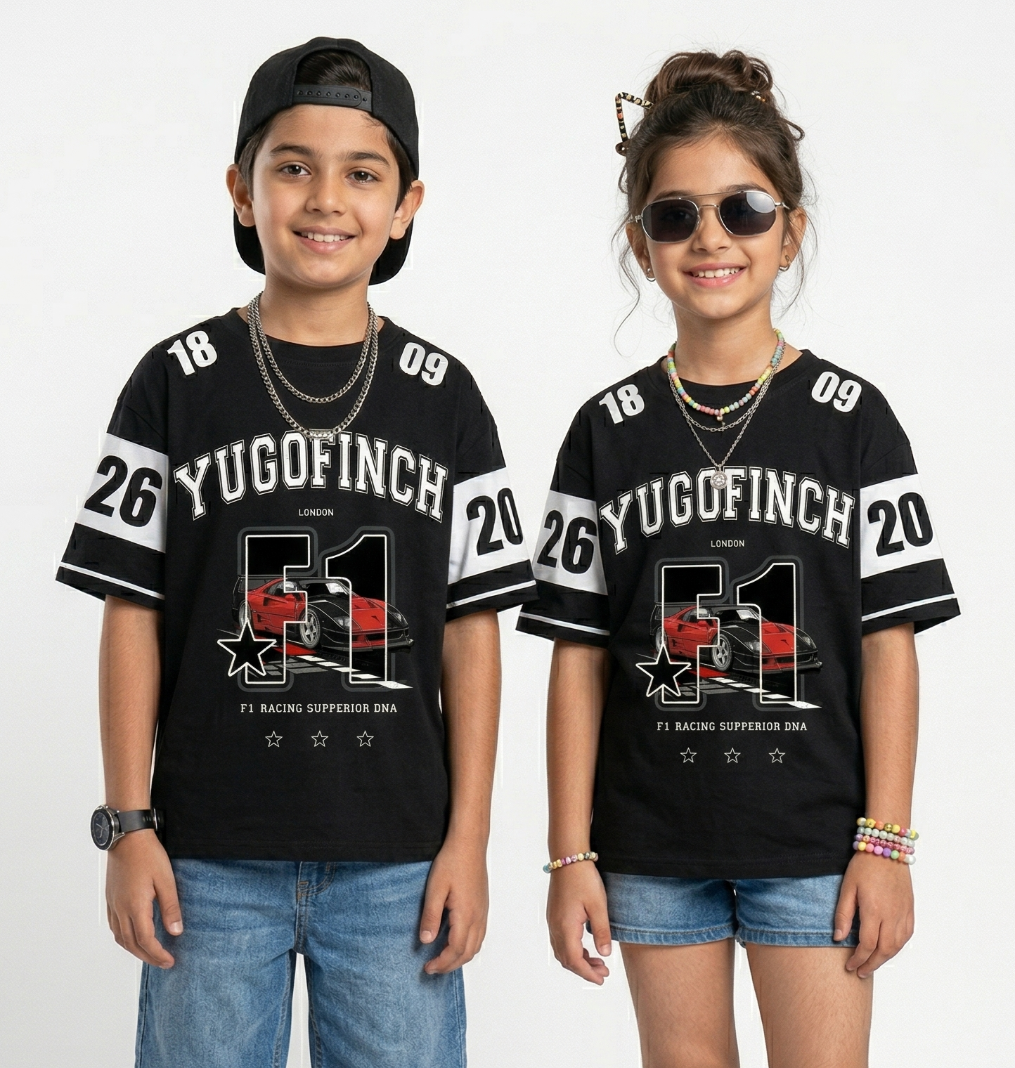 Kids soft,durable, and lightweight Spun poly,with a smooth finish T-Shirt - 5 years to 13 years