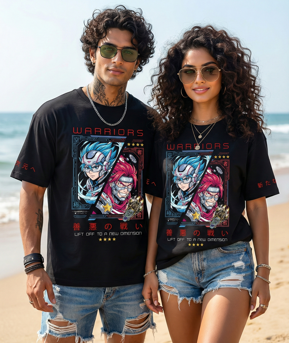 Unisex Supima Anime T-Shirt - 3 colors -7 sizes