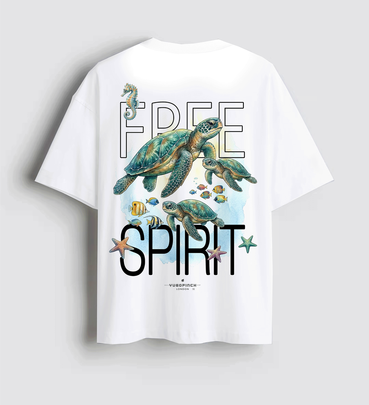 Unisex Crew Neck "Free Spirit" T-Shirt - 12 months to 13 years - 18 colors