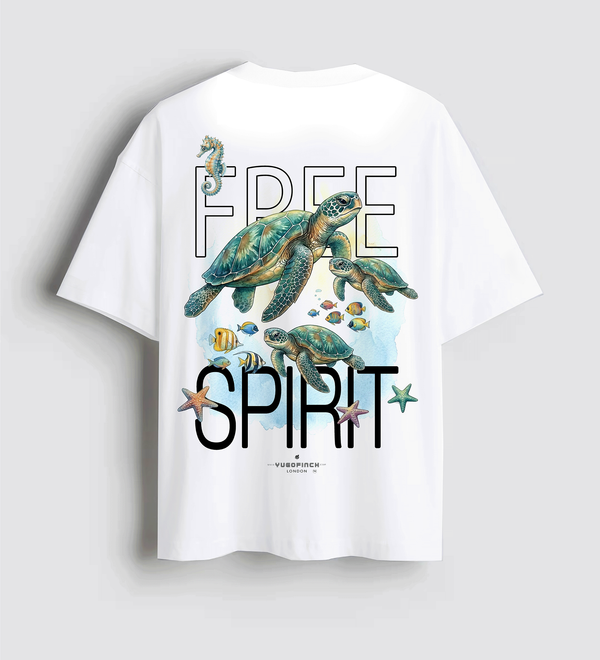 Unisex Crew Neck "Free Spirit" T-Shirt - 12 months to 13 years - 18 colors - Image 1