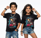 Unisex Crew Neck Kids Cat T-Shirt - 1 month to 13 years - 10 colors