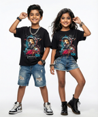 Unisex Crew Neck Kids Cat T-Shirt - 1 month to 13 years - 10 colors