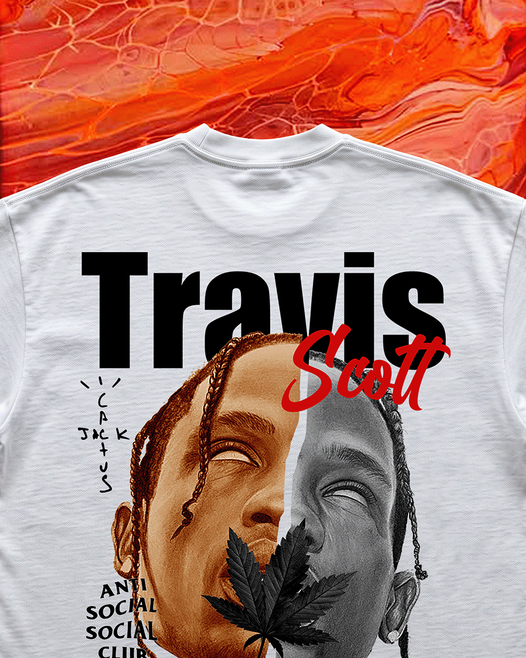 Unisex Oversized Standard TRAVIS T-Shirt - 4 COLORS, 6 sizes