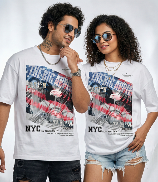 Unisex Supima cotton NYC T-Shirt - 3 colors - 9 sizes - Image 1