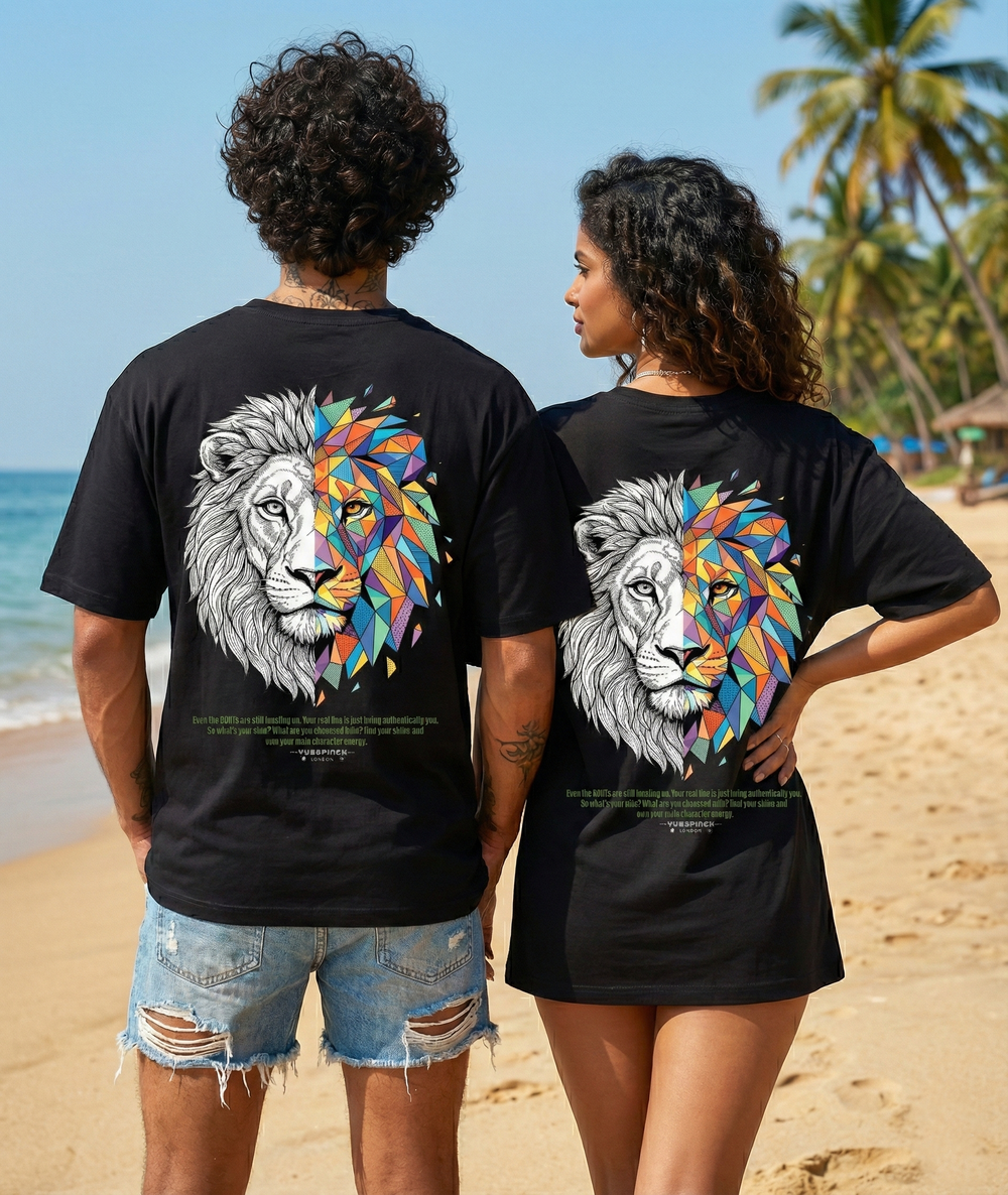 Unisex Supima Lion T-Shirt - 3 colors - 6 sizes