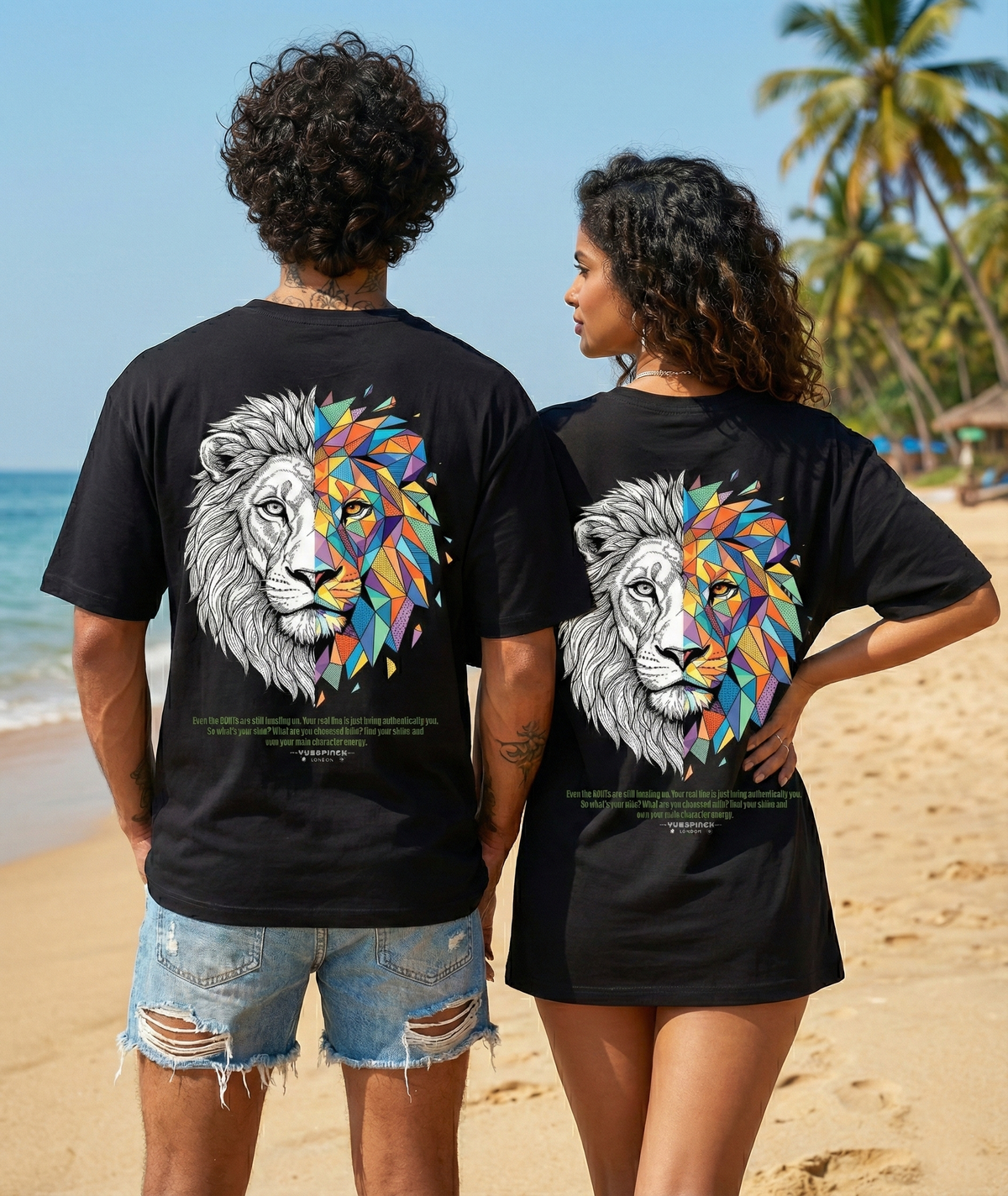 Unisex Supima Lion T-Shirt - 3 colors - 6 sizes