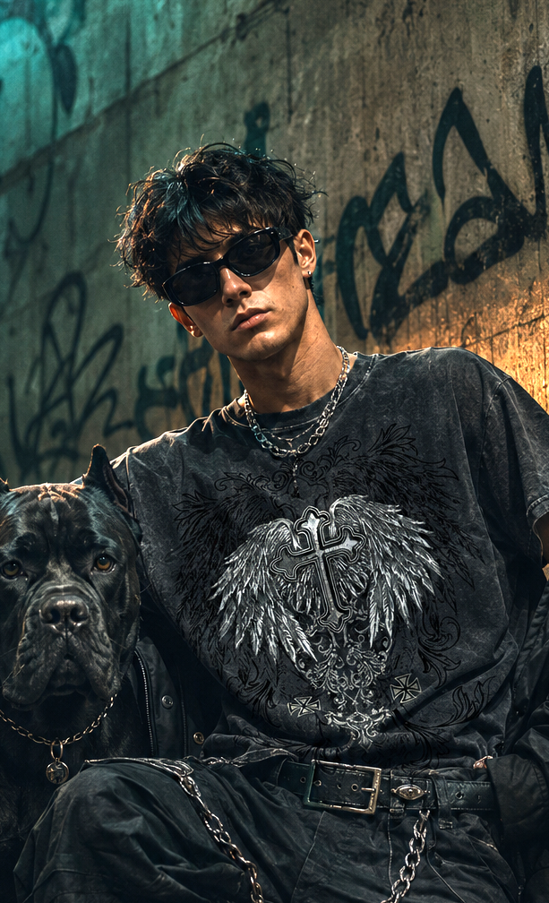 Unisex Acid Washed Oversized Tee - 5 COLORS, 6 SIZES