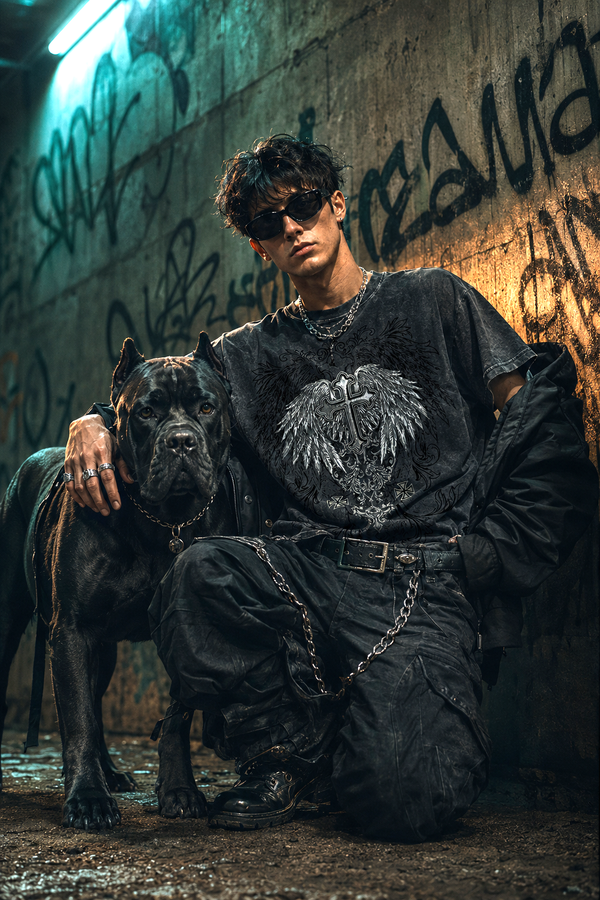 Unisex Acid Washed Oversized Tee - 5 COLORS, 6 SIZES - Image 2