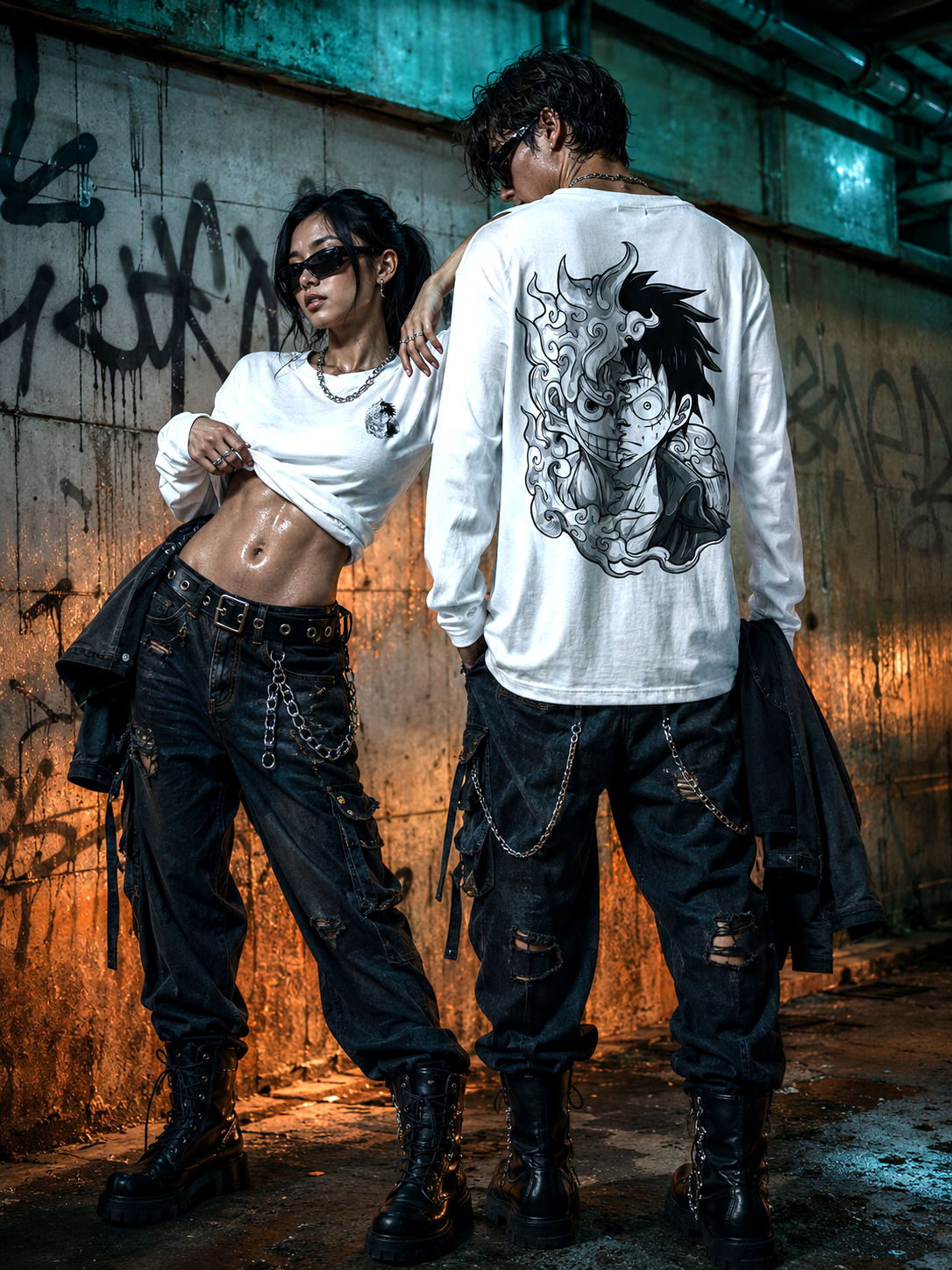Unisex Full Sleeve T-Shirt, 2 Colors, 6 Sizes