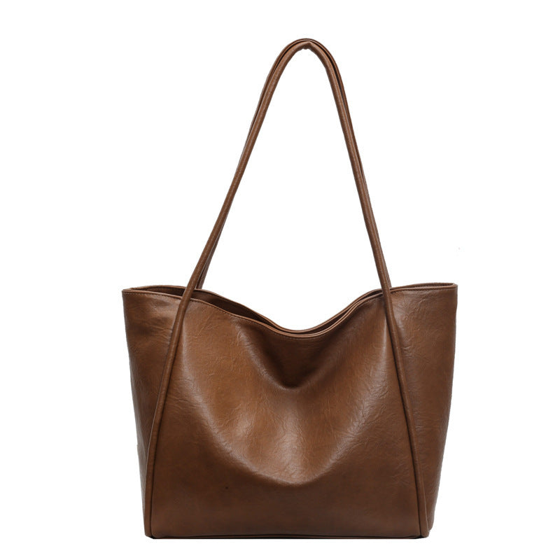 Women's Soft Leather Totes Shopping Travel Bag