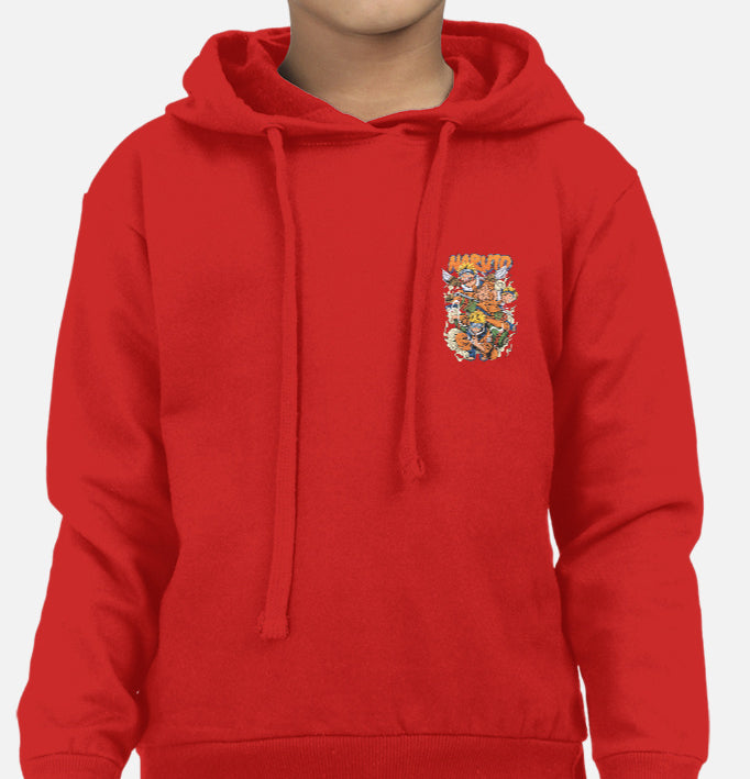 Unisex Kids Anime Hoodie, 4 colors, 9 sizes
