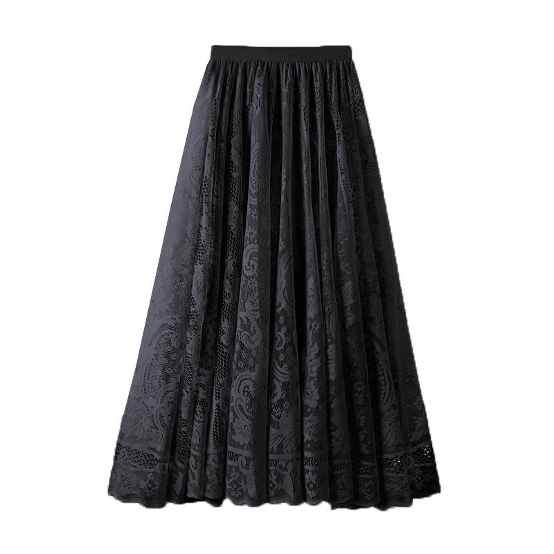 Korean Crocheted Lace Skirt