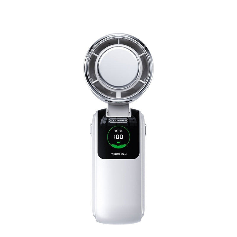 Electric Handheld Speed Adjustable new Ice Pack High-Speed, Folding Mini Fan.