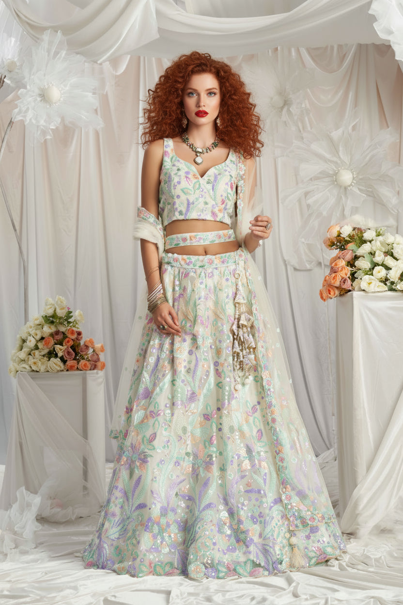 Bridesmaid - Lehenga Choli - Semi Stitched