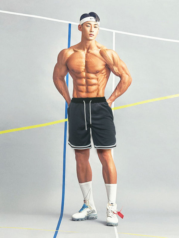 Leisure Sports Shorts Men'S Speed Outdoor Fitness Basketball Men'S Quarter Shorts.