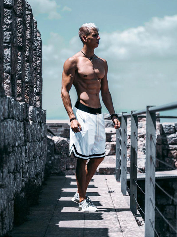 Leisure Sports Shorts Men'S Speed Outdoor Fitness Basketball Men'S Quarter Shorts.