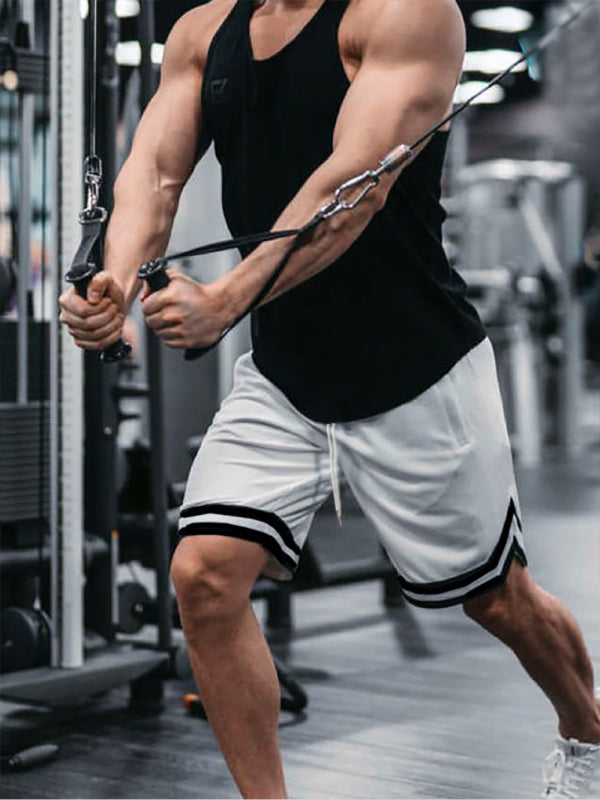 Leisure Sports Shorts Men'S Speed Outdoor Fitness Basketball Men'S Quarter Shorts.
