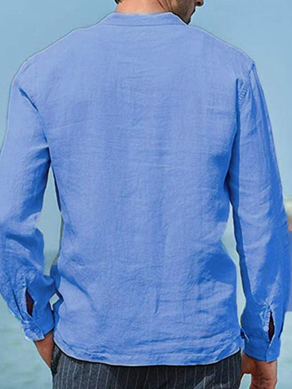 Men's Cotton Linen Shirt