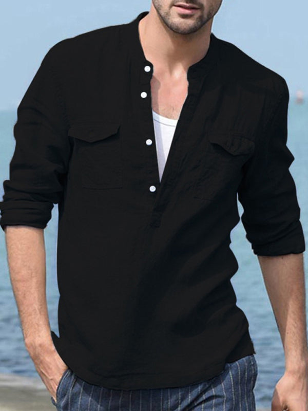 Men's Cotton Linen Shirt