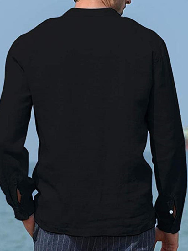 Men's Cotton Linen Shirt