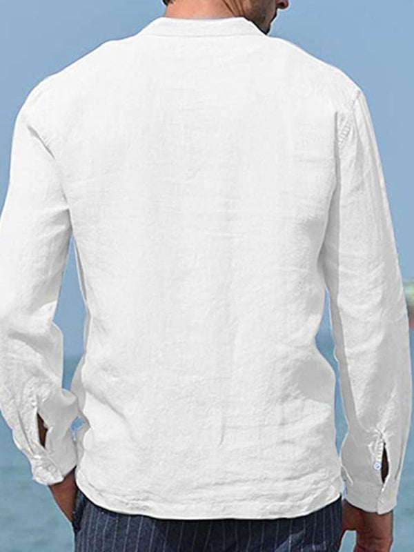 Men's Cotton Linen Shirt