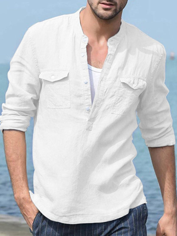 Men's Cotton Linen Shirt