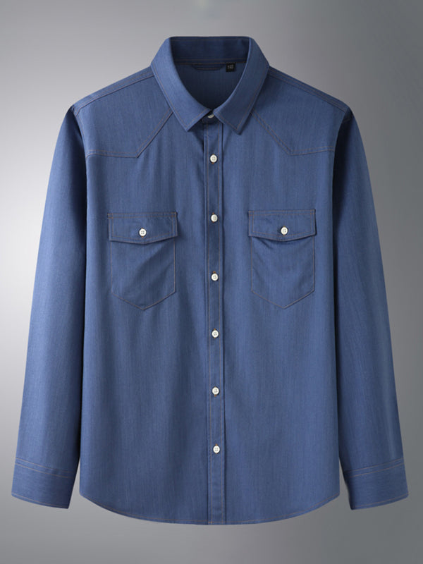 Men's Stretch Denim Shirt