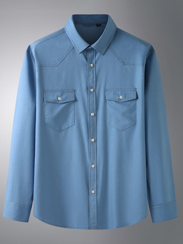 Men's Stretch Denim Shirt