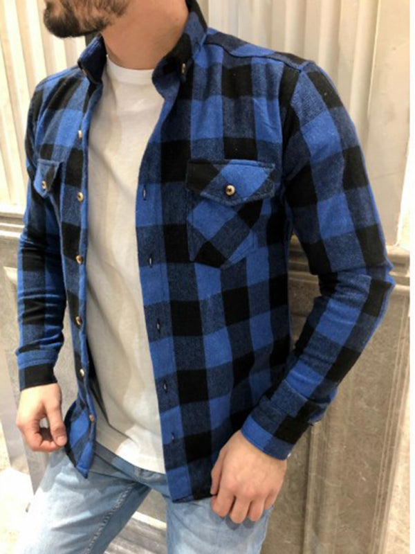 Men's Retro Plaid Shirt