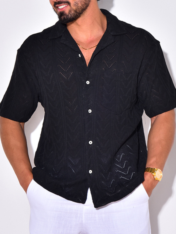 Men's knitted T-shirt