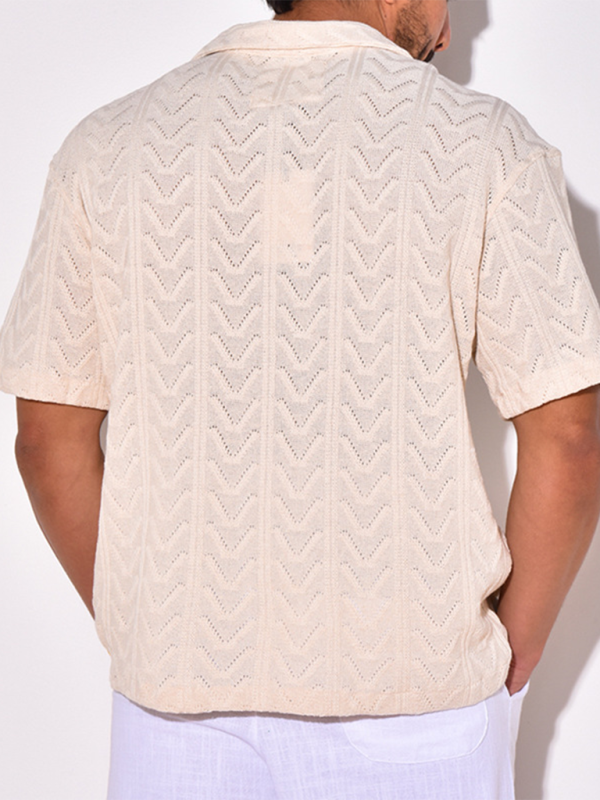 Men's knitted T-shirt