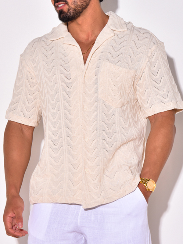 Men's knitted T-shirt