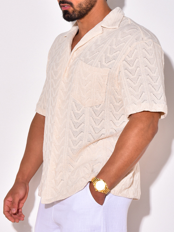 Men's knitted T-shirt