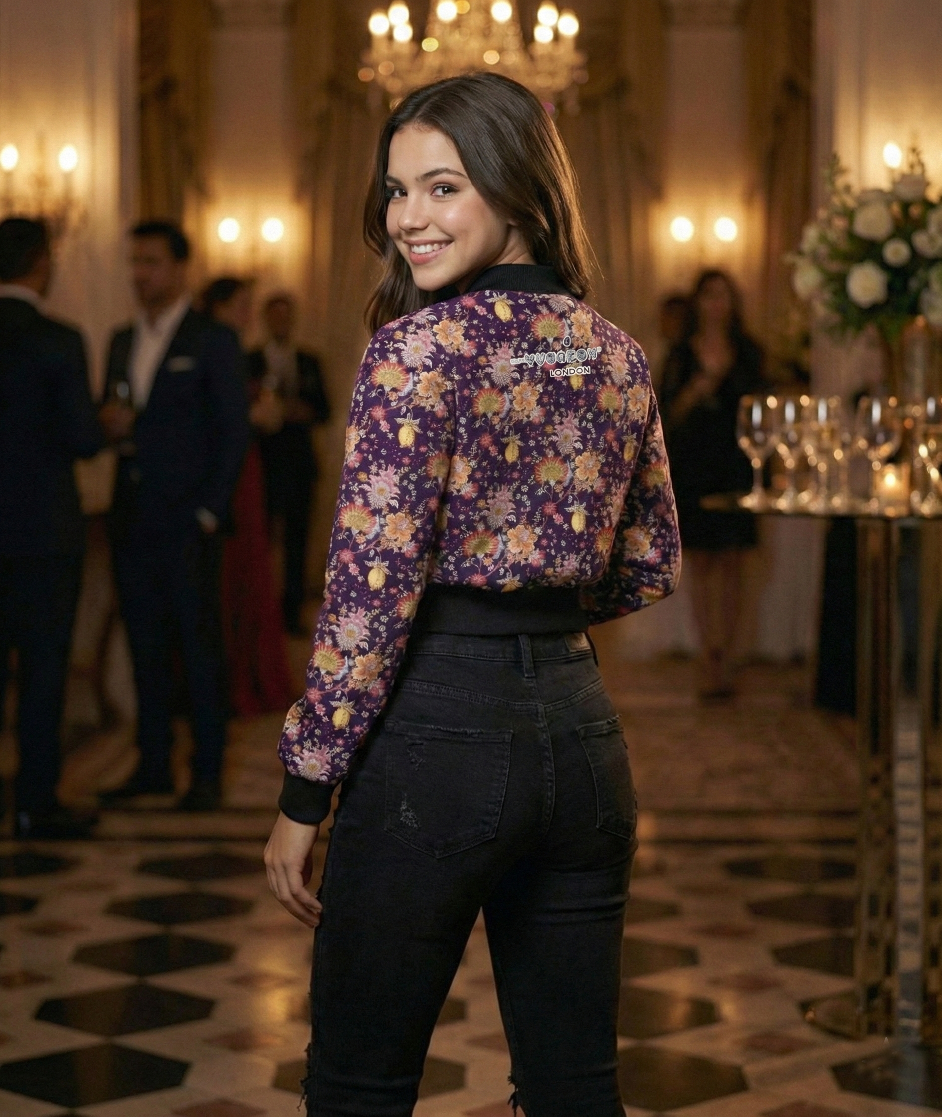 AOP Kids Bomber Jacket