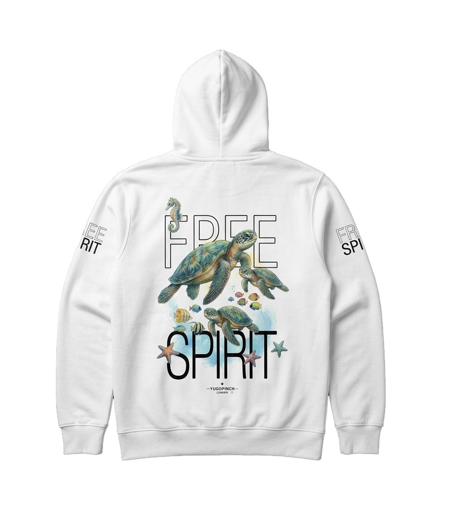 Unisex Zip Free Spirit Hoodie - 6 sizes