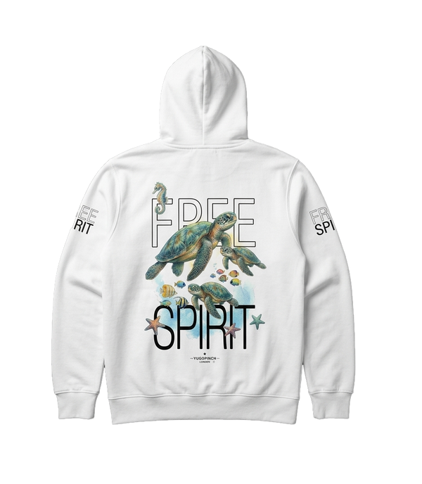 Unisex Zip Free Spirit Hoodie - 6 sizes - Image 1