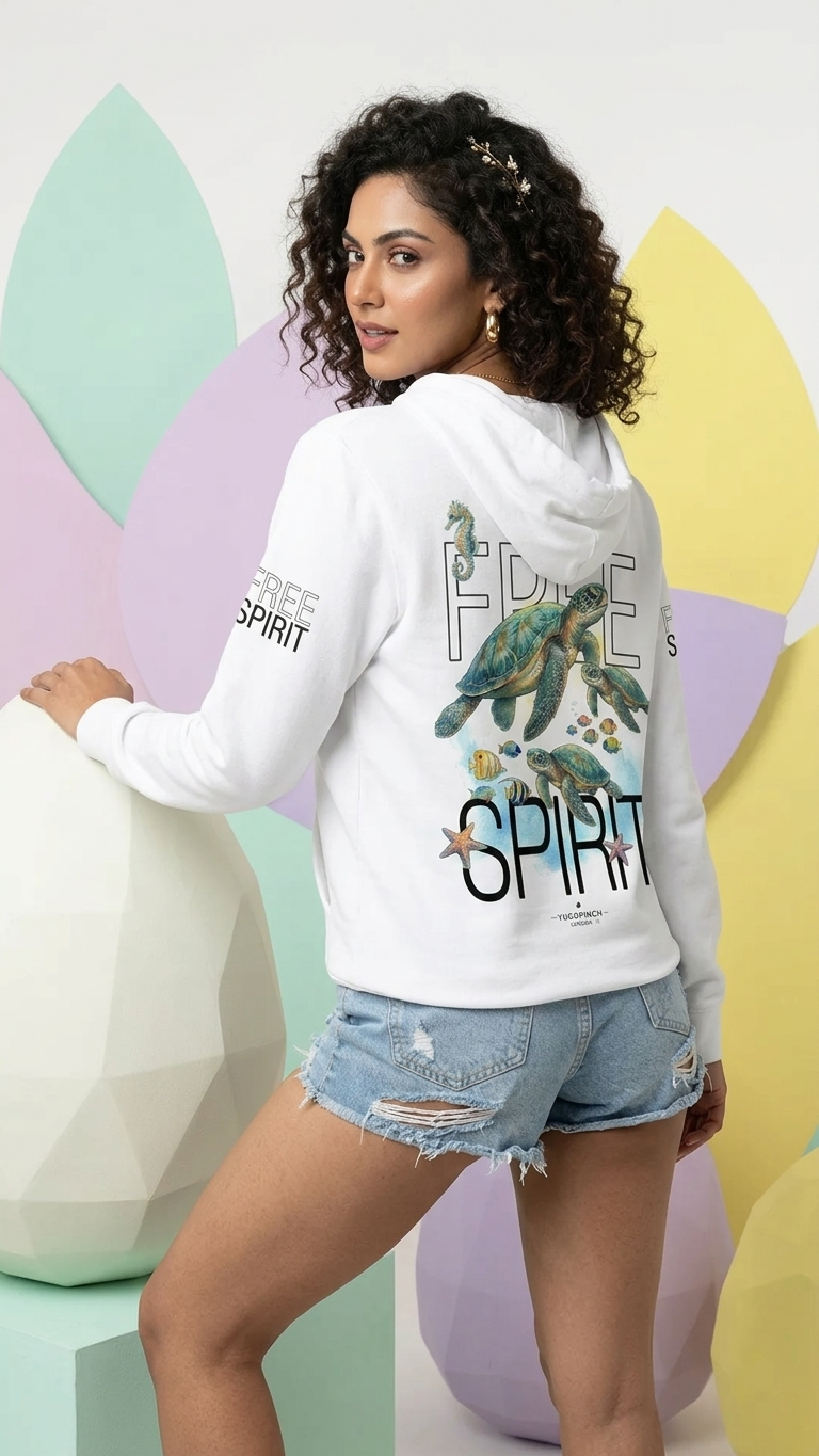 Unisex Zip Free Spirit Hoodie - 6 sizes