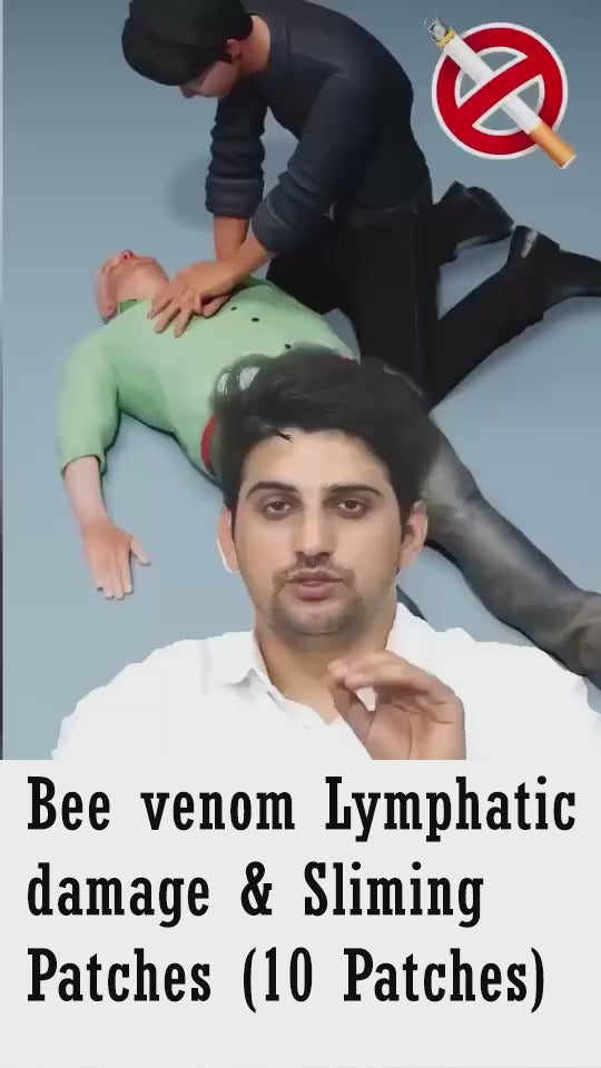 Bee venom Lymphatic damage & Sliming Patches (10 Patches)